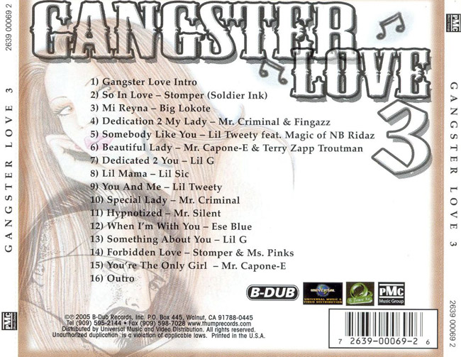 Gangster Love 3 Chicano Rap